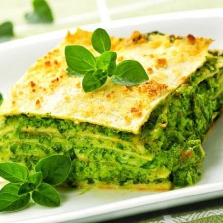 lasagne di spinaci e prosciutto