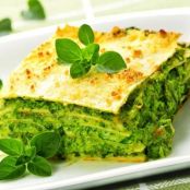 lasagne di spinaci e prosciutto