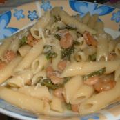 PENNETTE CON GAMBERETTI E ASPARAGI