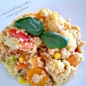 Cous cous di tonno verdure mais e pomodorini