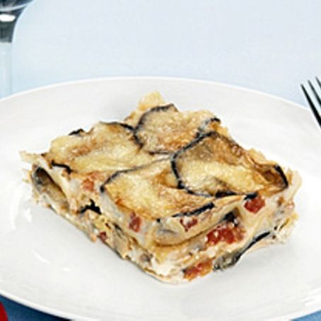 LASAGNE CON FUNGHI E MELANZANE