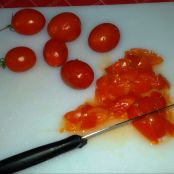 Agnolotti con pomodorini, melanzane e menta - Tappa 2