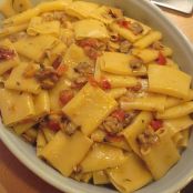 PACCHERI CON GORGONZOLA SPECK E NOCI