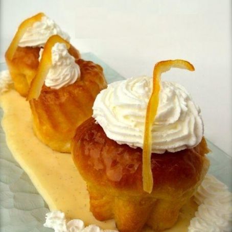 BABA ' AL LIMONCELLO RIPIENO DI CREMA