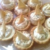 Barchette croccanti con mousse di tonno