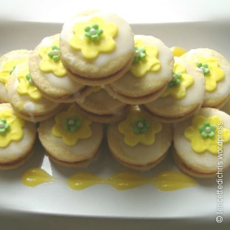 Biscotti di frolla con lemon curd