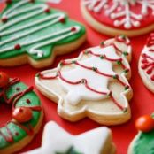 Biscotti di Natale con ghiaccia reale