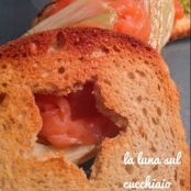 Millefoglie di finocchi e salmone