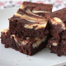 Brownies variegati con cioccolato e Philadelphia