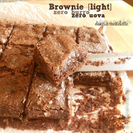 Brownies light  zero lattosio, zero uova 