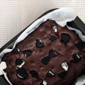 Brownies al cioccolato ripieni agli Oreo