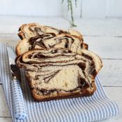 Brioche variegata al cioccolato