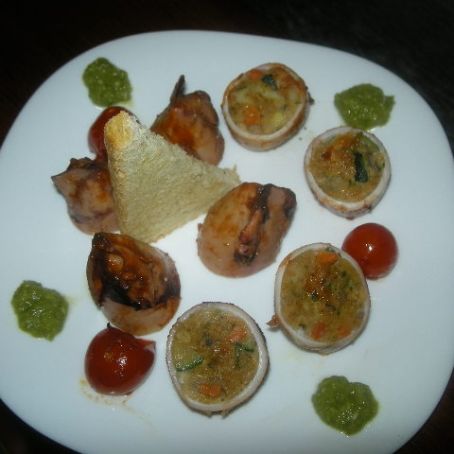 Calamaro ripieno... a modo mio