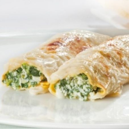 Cannelloni con Ricotta e Spinaci
