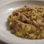 Risotto con carne macinata