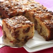 Torta con mele caramellate e noci pecan