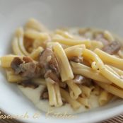 Pasta ai carciofi con funghi e panna