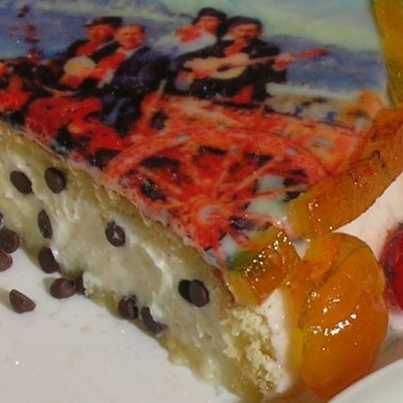 Crema di ricotta con gocce di cioccolato