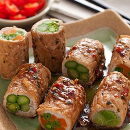 INVOLTINI DI VERDURE AL SESAMO