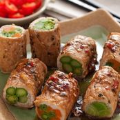 INVOLTINI DI VERDURE AL SESAMO