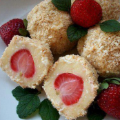 Polpettine di cocco e fragole