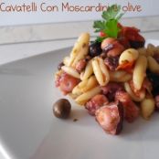 Cavatelli con moscardini e olive