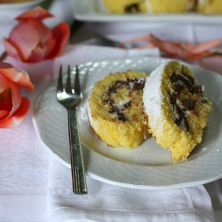 Rotolo nutella e panna