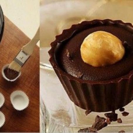 Cestini di cioccolato