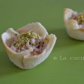 Cestini con mousse di mortadella