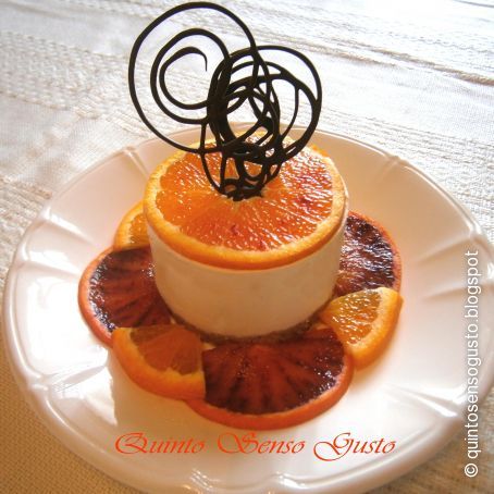 Mini cheesecake all’arancia rossa di Sicilia e cioccolato extra fondente