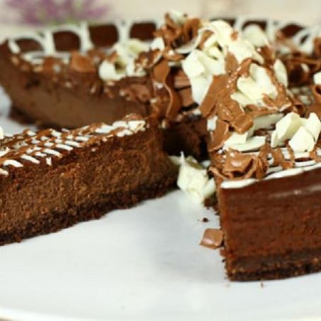 Cheesecake al triplo Cioccolato