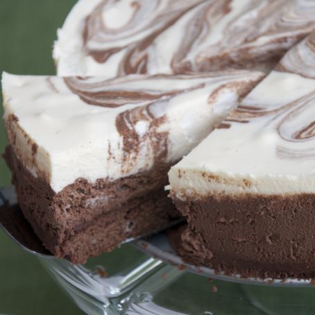 Cheesecake vaniglia e cioccolato