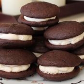 Whoopie (biscotti al cacao ripieni)