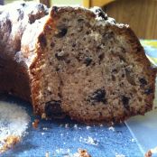 Ciambella soffice con pepite di cioccolato fondente