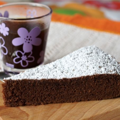 Torta bassa al cioccolato di Anna.