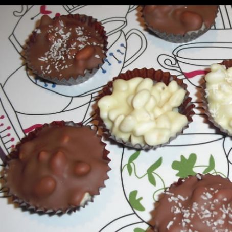 Cioccolatini con riso soffiato