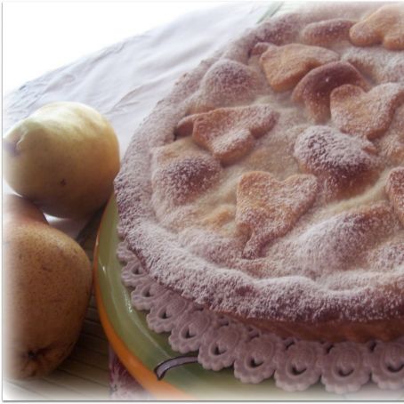 Torta di Ricotta e Pere