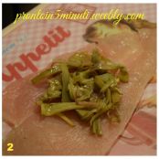 Involtini Ripieni di Carciofi con Glassa al Miele - Tappa 1