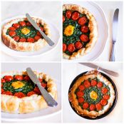 Torta salata ricotta, pesto e pomodorini - Tappa 1