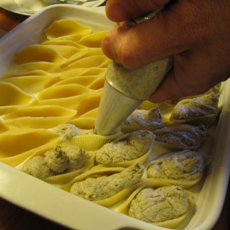 conchiglioni alla crema di carciofi