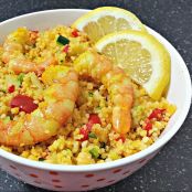 Cous cous speziato gamberi e verdure