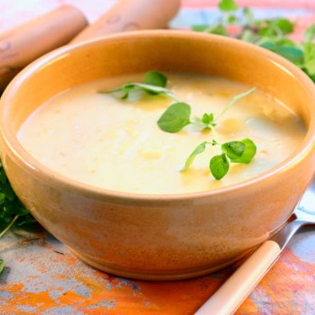 Crema di patate con verdure