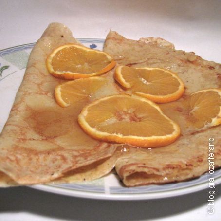 Crêpe integrali all’arancia