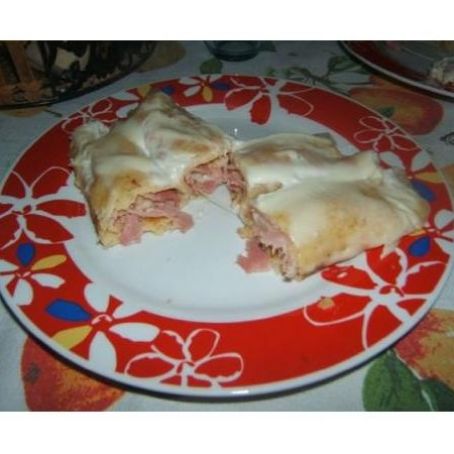 Crepes prosciutto e mozzarella