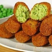 Crocchette di piselli e ricotta