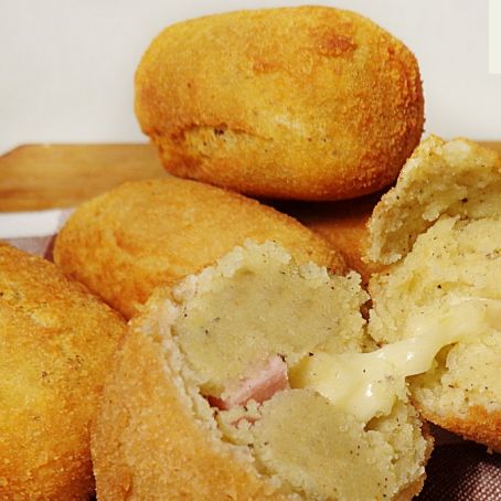 Crocchè di patate scamorza e prosciutto cotto