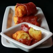 Crocchette di patate con il salame