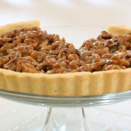 CROSTATA ALLE NOCI E CIOCCOLATO FONDENTE