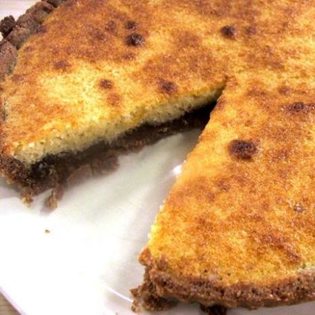Crostata con Crema di Cioccolato e Cocco