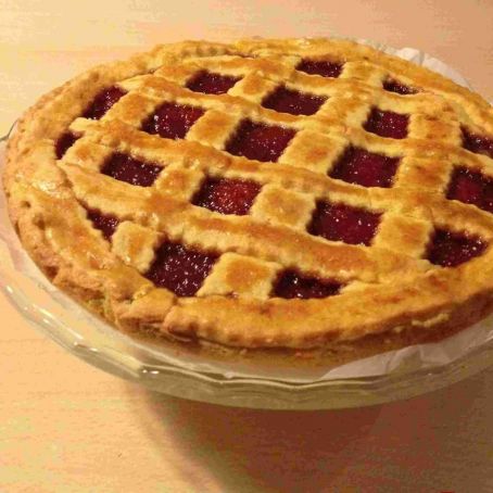 Crostata di marmellata e mandorle